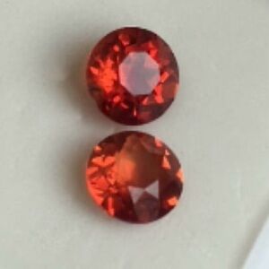Spessartite Garnet Gemstones (2)